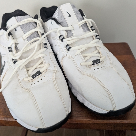 Nike Retro 2008 Power Channel TAC Golf Men's White and Black Size 10 Wide - Picture 2 of 10